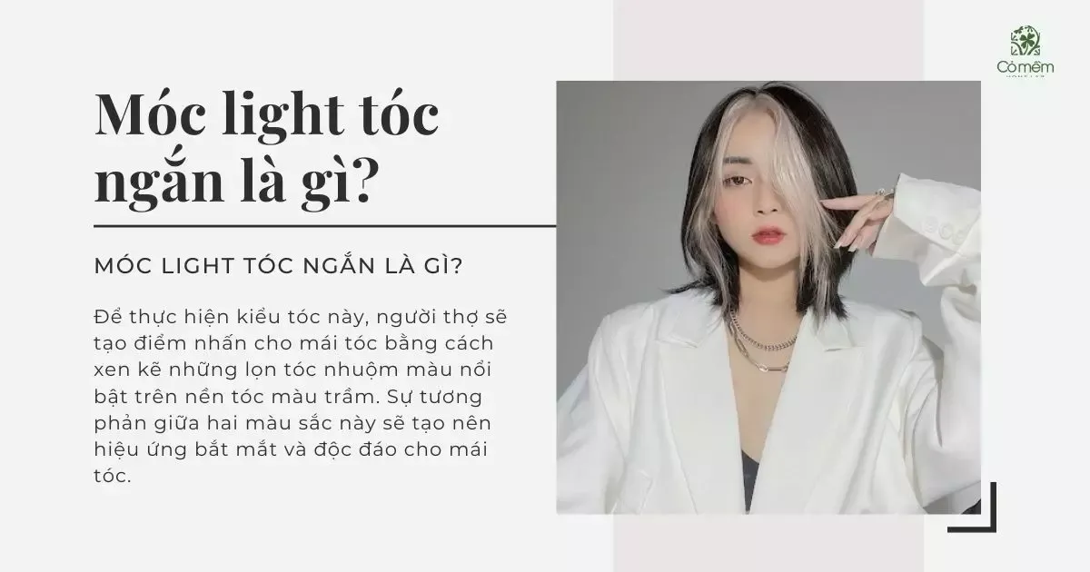 alt text: Các kiểu tóc ngắn móc lai sợi nhỏ