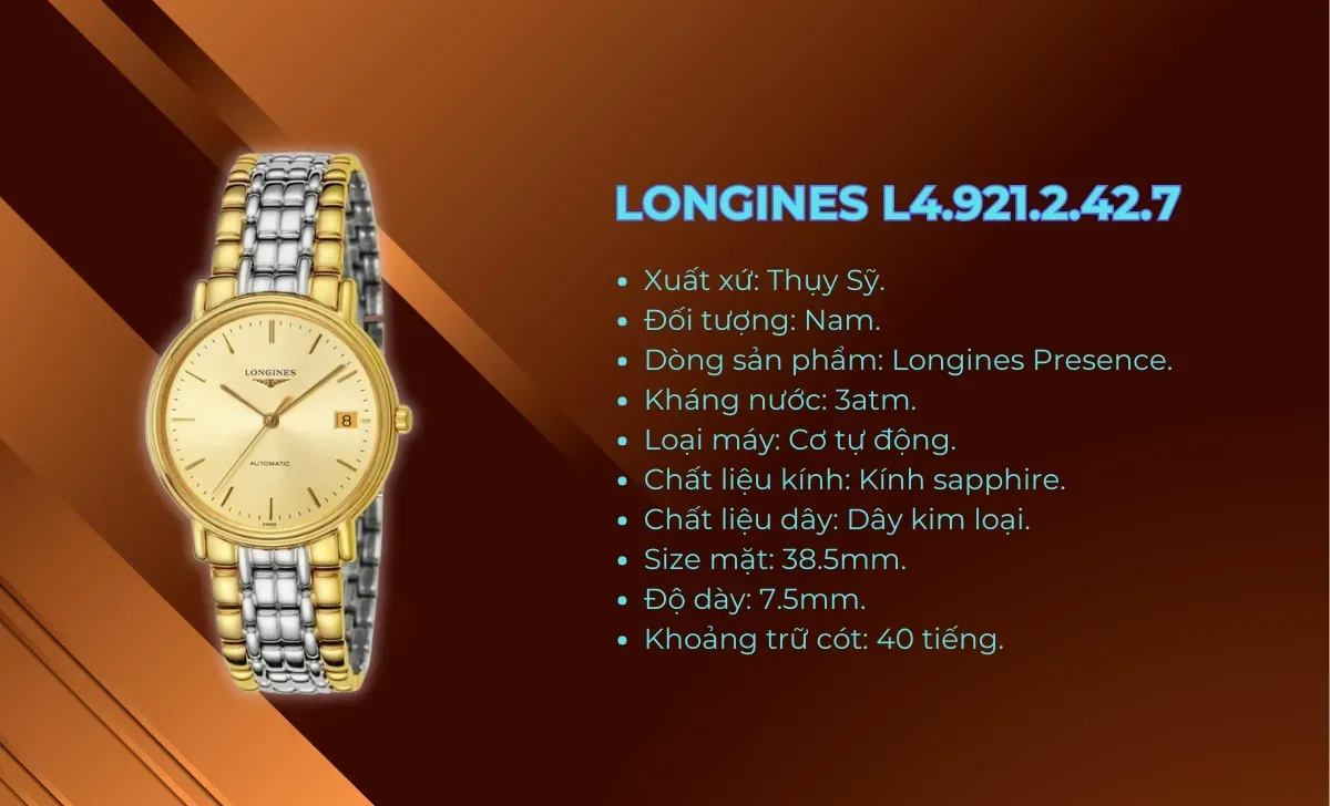 Hình ảnh đồng hồ Longines L4.921.2.42.7