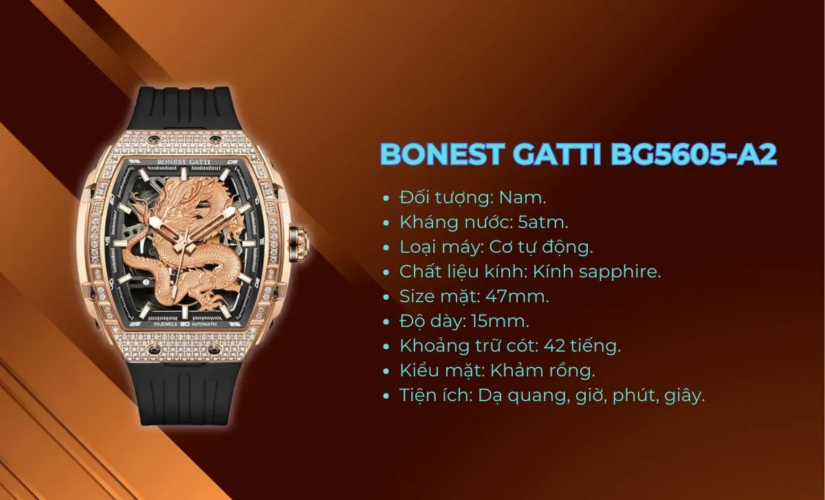 Hình ảnh đồng hồ Bonest Gatti BG5605-A2