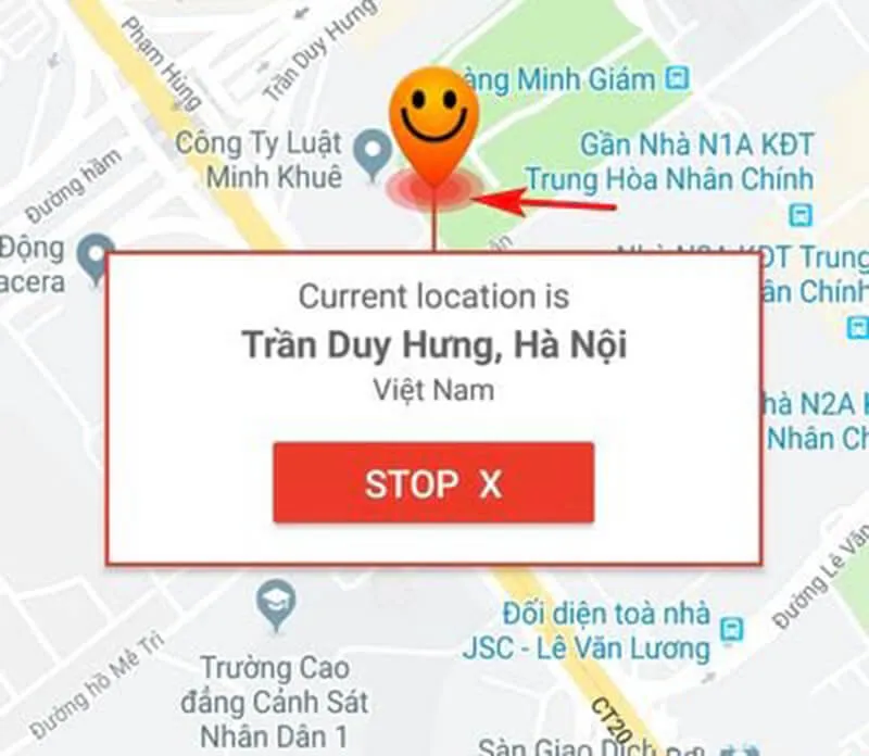 Ứng dụng tạo định vị giả