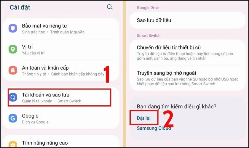 Khôi phục cài đặt gốc khi điện thoại Samsung bị mất âm thanh Media