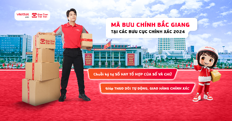 Bản đồ Mã Bưu Chính Bắc Giang