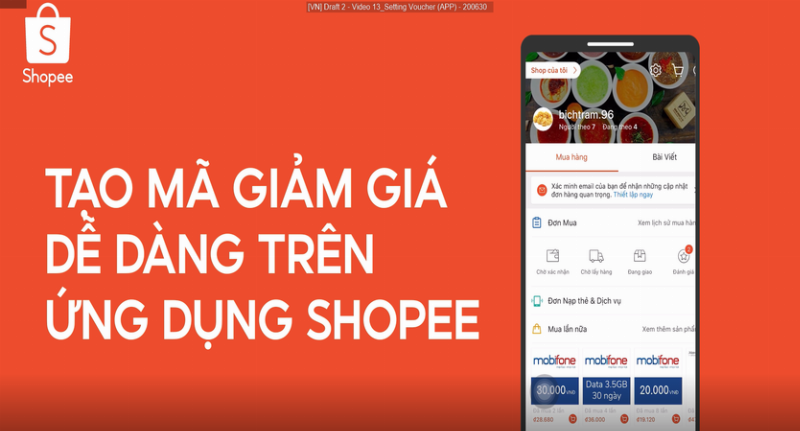 Minh họa giao diện TikTok Shop tại bước thanh toán, tập trung vào mục áp dụng voucher/mã giảm giá.