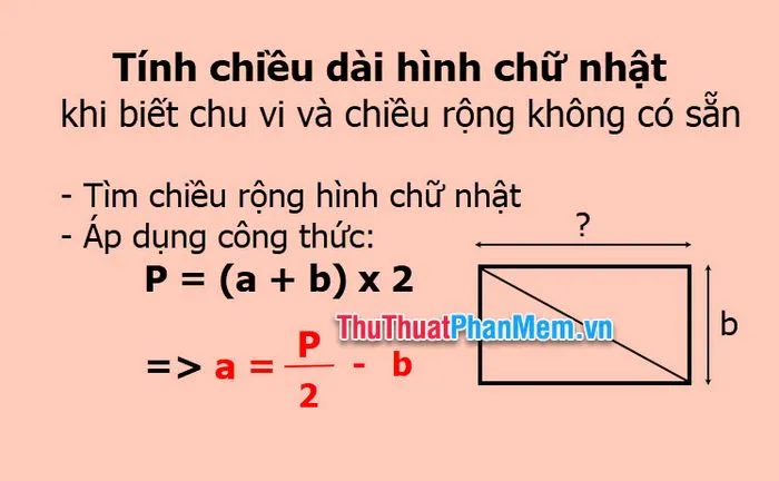 Bài toán không cho sẵn chiều rộng