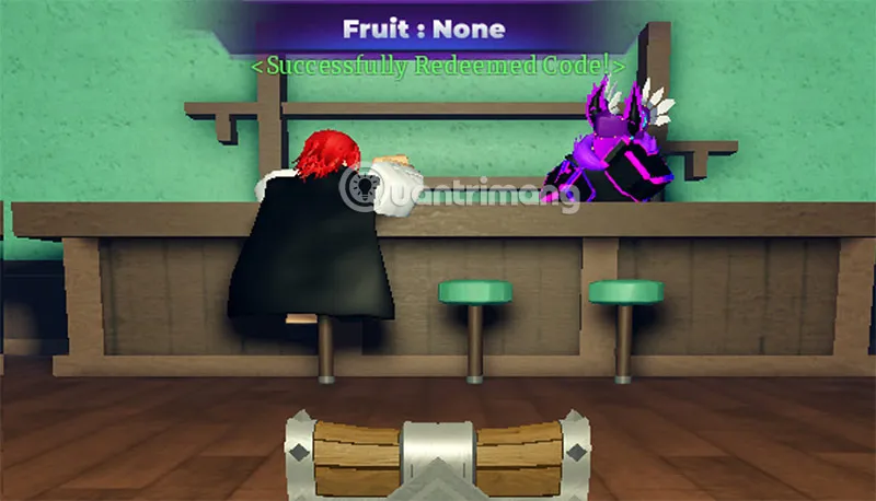 Thông báo đổi code Fruits Battleground thành công