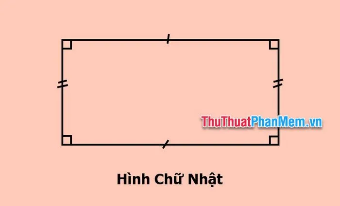 Định nghĩa hình chữ nhật