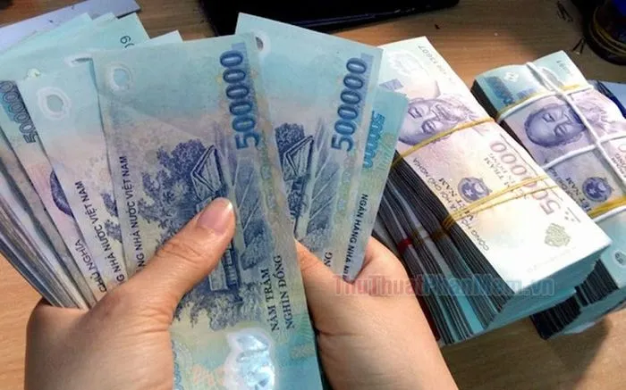 alt text: Hình ảnh minh họa các mệnh giá tiền Việt Nam