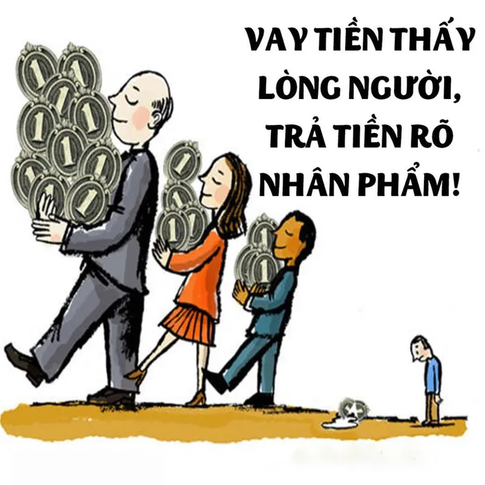 Hình ảnh ý nghĩa về đòi nợ