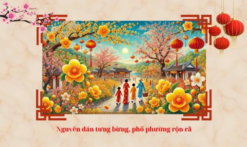 Alt: Hình ảnh pháo hoa rực rỡ trong đêm giao thừa Tết Nguyên Đán