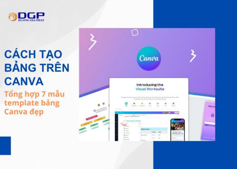 Ví dụ về cách tùy chỉnh màu sắc và đường viền của bảng biểu trong Canva để làm nổi bật dữ liệu quan trọng.