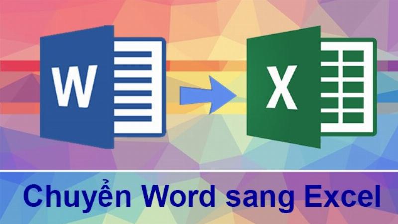Minh hoa cach chuyen bang tu word sang excel giu nguyen dinh dang bang paste special