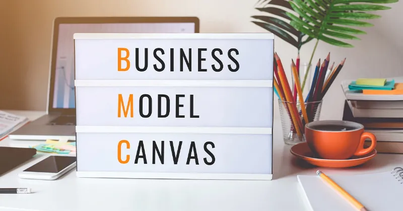 Sơ đồ các khối chính của mô hình kinh doanh Canvas giúp bạn hình dung rõ hơn cấu trúc