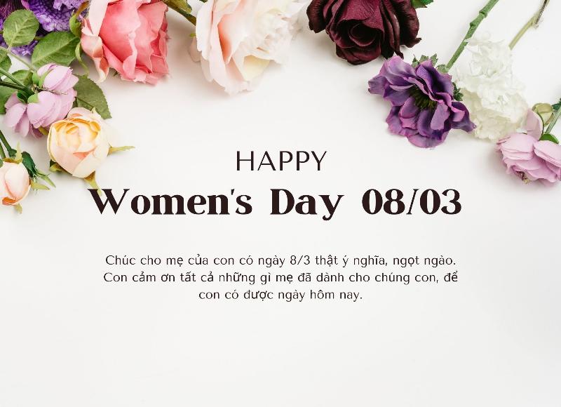 Hình ảnh các loại hoa chúc mừng 8/3 phổ biến và ý nghĩa của chúng