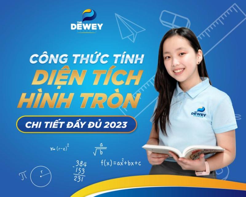 Hình tròn với bán kính, đường kính, và tâm - Công thức tính hình tròn cơ bản