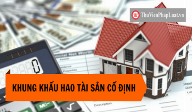 Biểu đồ phân loại các nhóm tài sản cố định và khung thời gian khấu hao theo quy định