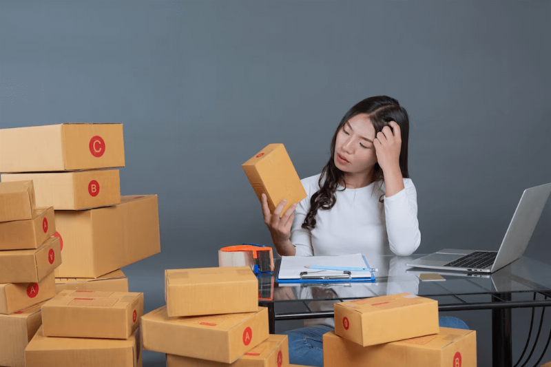 Hình ảnh quy trình vận chuyển hàng hóa thiết yếu, minh họa dòng chảy thương mại của các mặt hàng không sợ ế